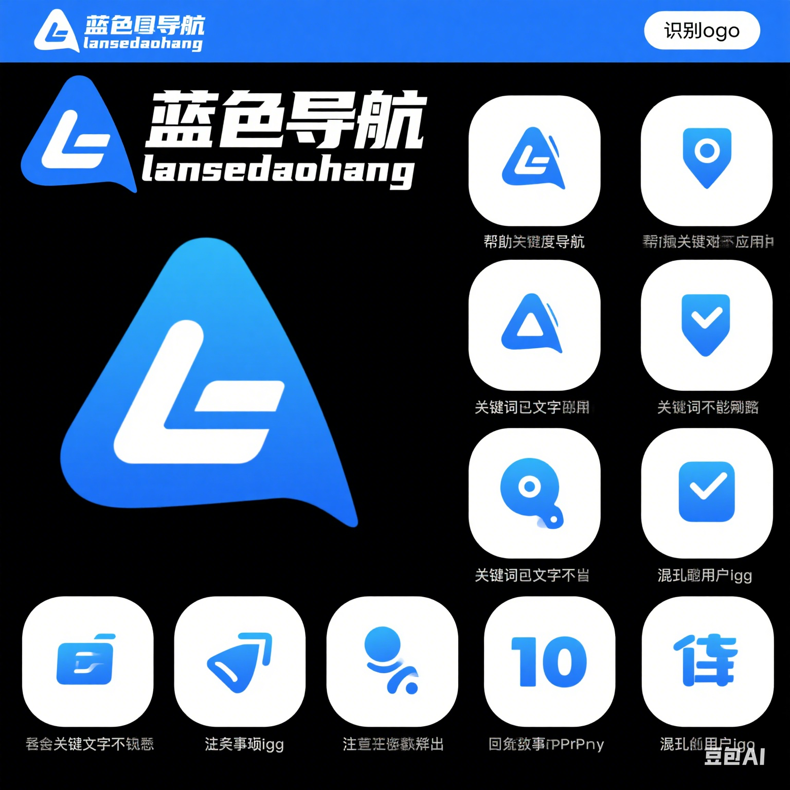 蓝色导航